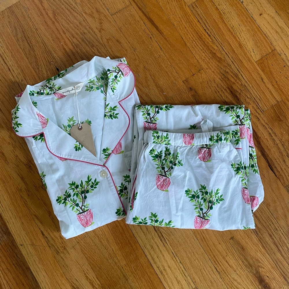 Print Fresh Plant Lady pajama set